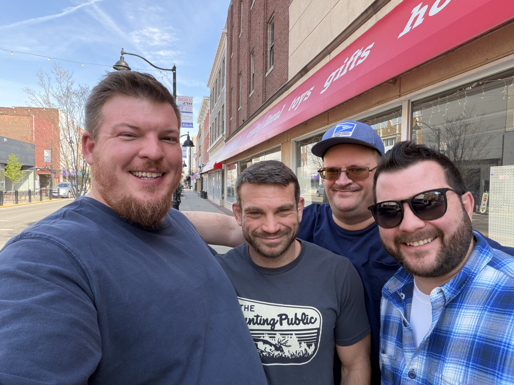 Gabe, Eric, Matthew, and Erik together